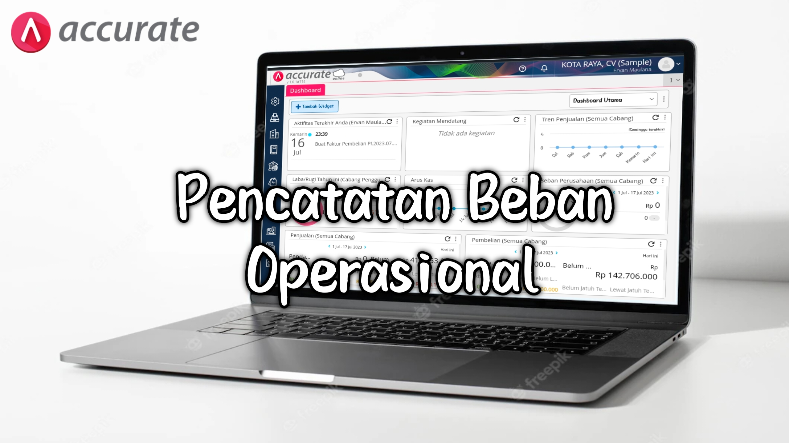 Pencatatan Beban Operasional