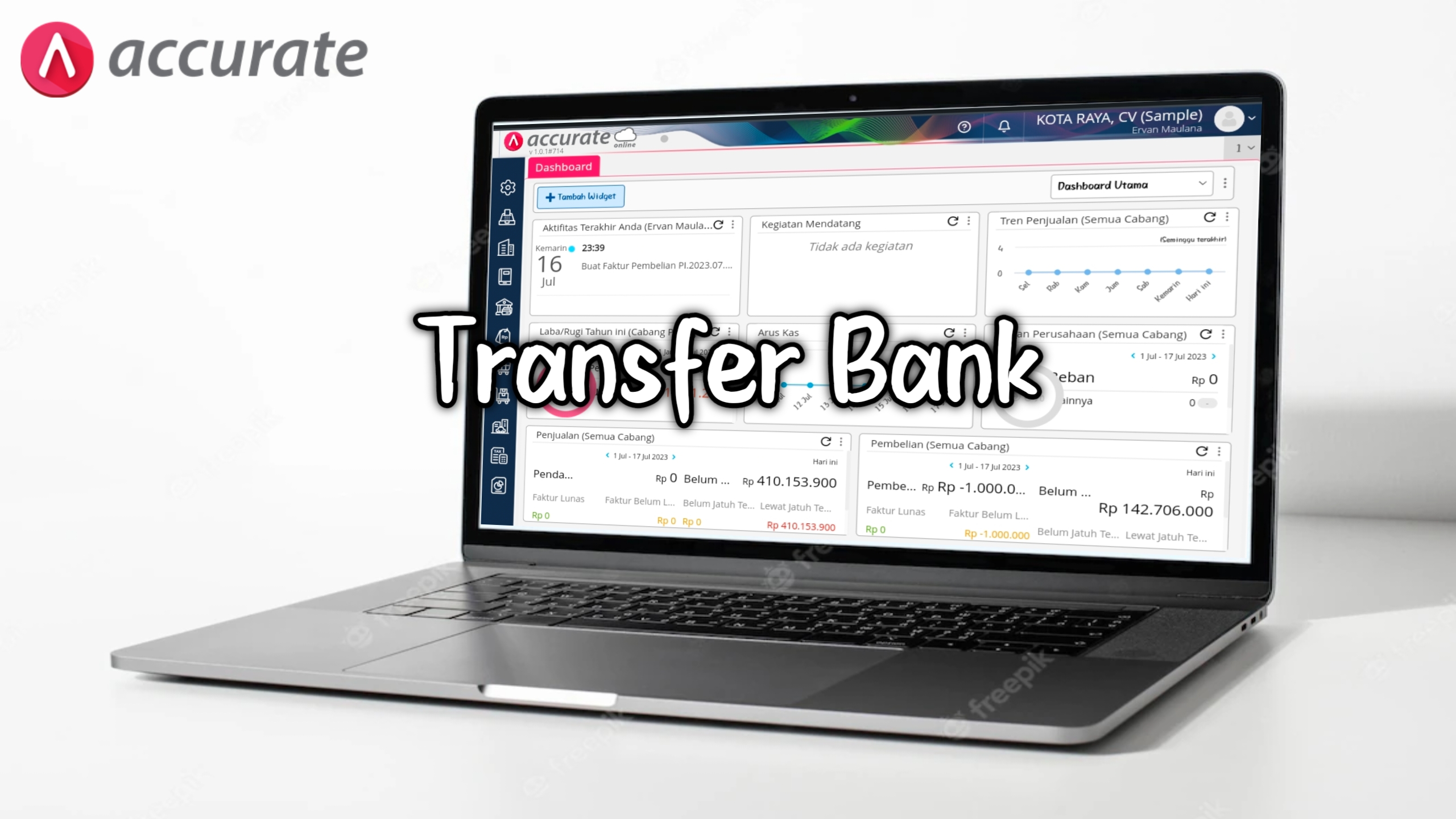 Membuat Transfer Bank